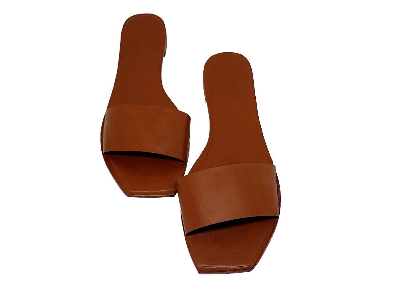Saint Sauveur Women's Leather Slides
