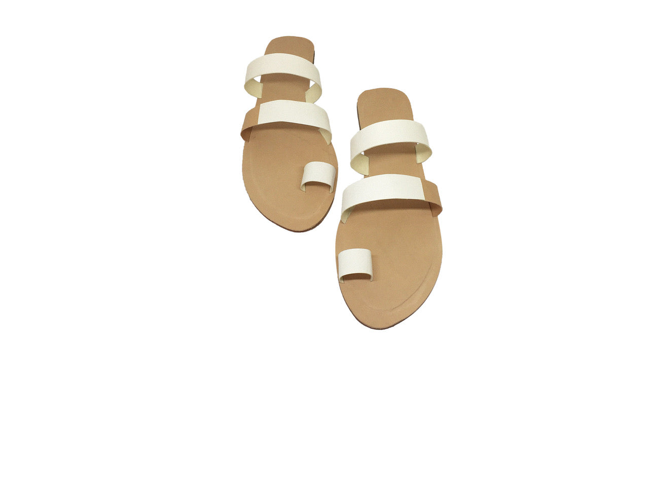 Trompe L'Oeil Women's Leather Slides