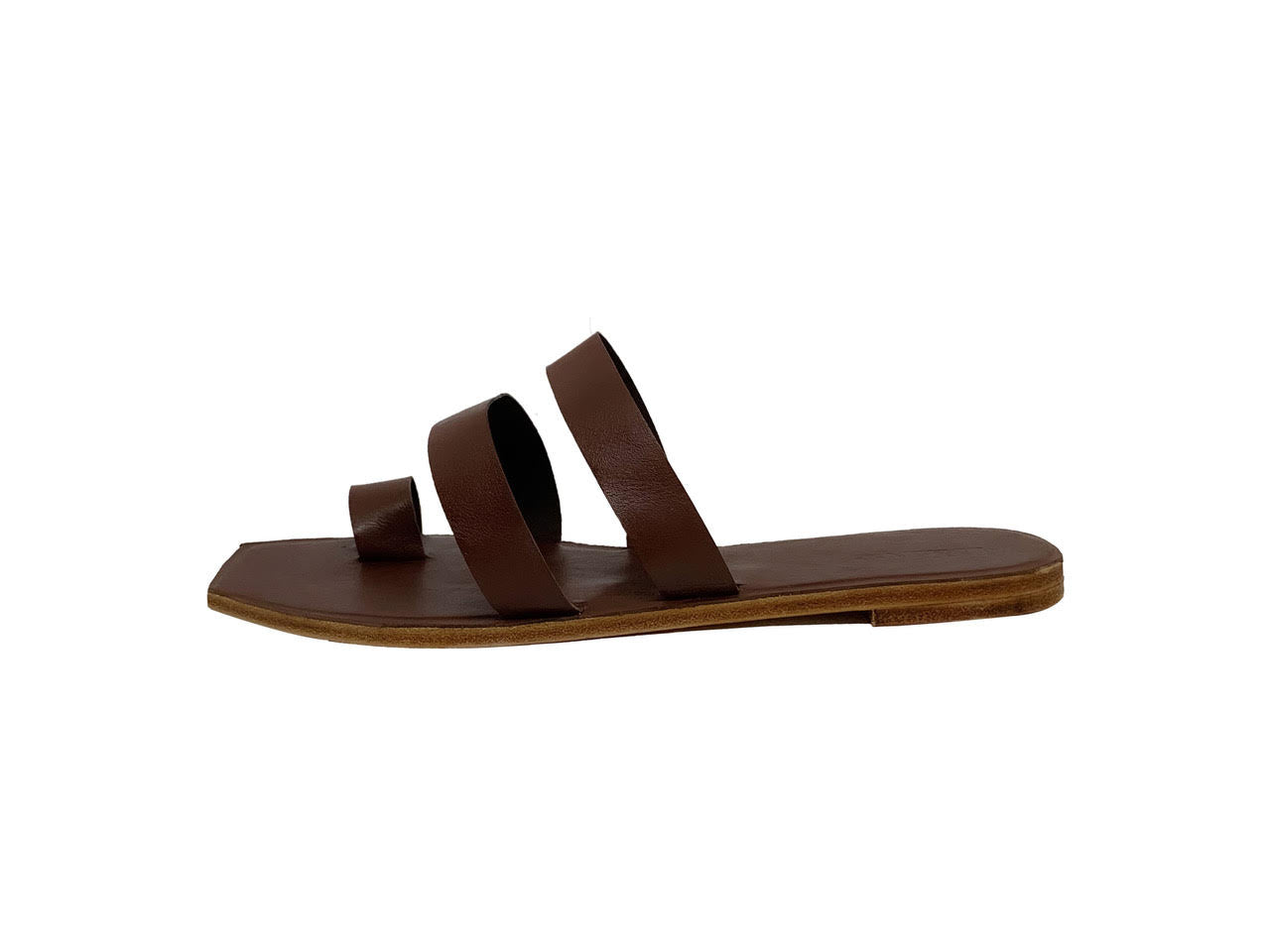 Trompe L'Oeil Women's Leather Slides