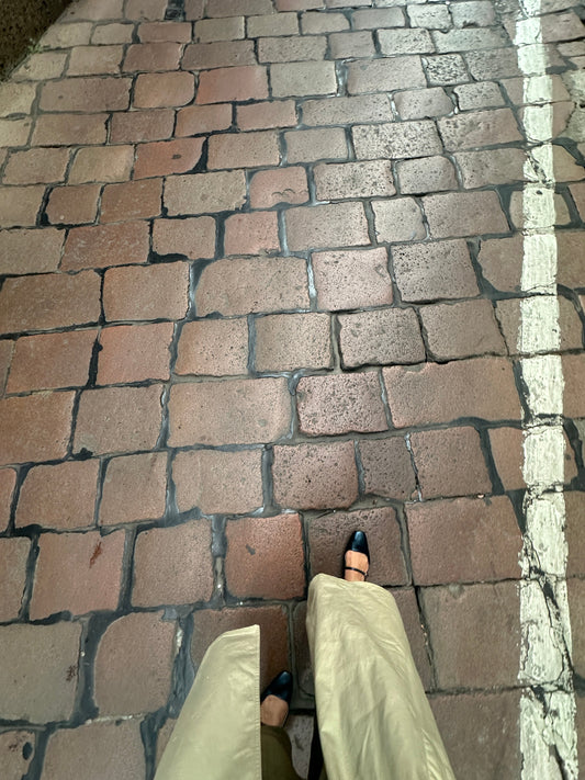 Navy blue Mary Janes are the perfect colour for autumn